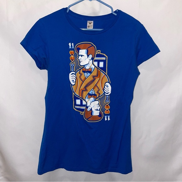 Doctor Who Eleven playing card tee - Picture 1 of 2